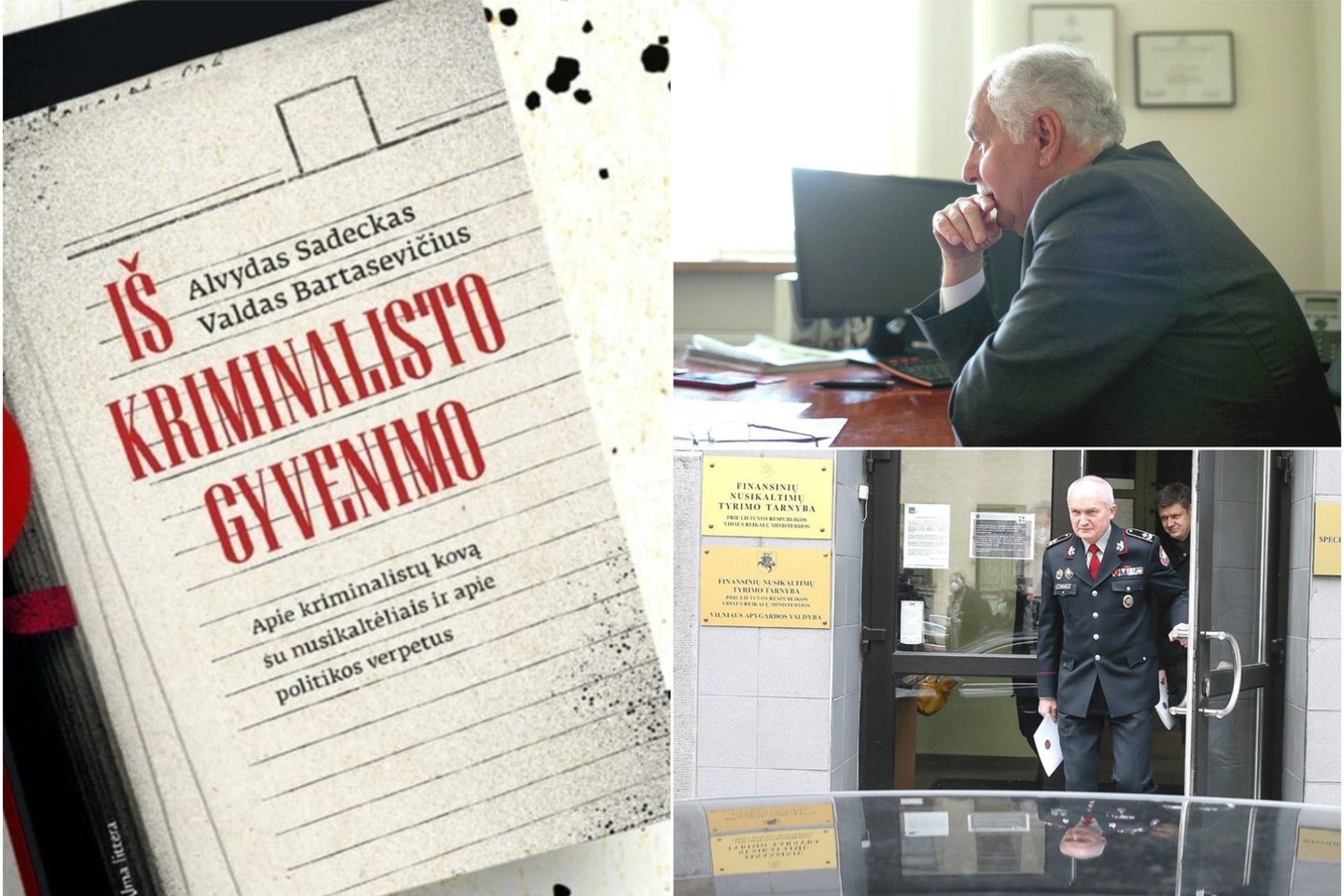 Pirmasis nepriklausomos Lietuvos kriminalinės policijos vadovas A.Sadeckas pristato naują knygą, kurioje atskleidžia žiaurų mafijos gyvenimą.