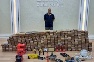 Dubajaus policija konfiskavo 136 mln. JAV dolerių vertės kokaino siuntą