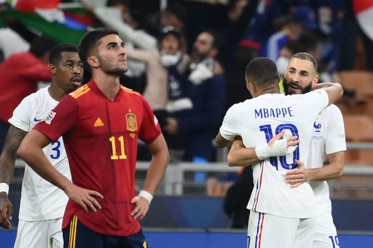 Prancūzijos futbolininkai po įtempto trilerio įveikė ispanus ir tapo UEFA Tautų lygos čempionais
