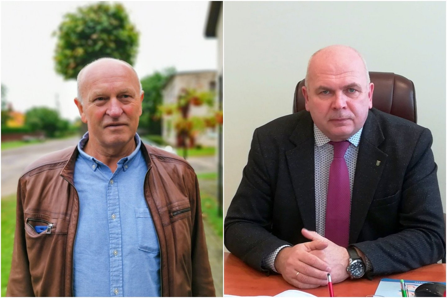  I. Petkevičius (kairėje) surinko 36,4 proc. balsų, o S. Jokubauskas – 17,56 proc. balsų.<br> lrytas.lt koliažas.