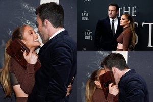 Įsimylėję Jennifer Lopez ir Benas Affleckas filmo premjeroje vienas nuo kito negalėjo atplėšti rankų