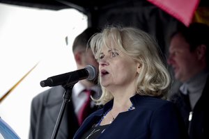 A. G. Astrauskaitė jau ruošiasi naujam mitingui, savivaldybė leidimo jam dar nesuteikė