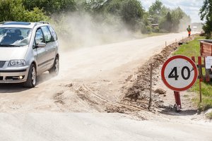 Vilnius šį rudenį išasfaltuos dar 6 kilometrus žvyrkelių