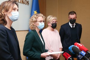 Po narkotikų testo – laikinas atšilimas koalicijoje: į A. Armonaitės „laisviečių“ džiaugsmą konservatoriai žvelgia su šypsena