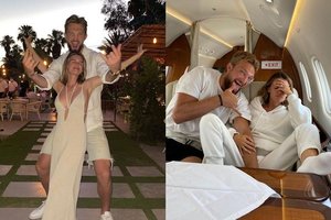 Sabonių šeimoje – šventė: krepšininkas Domantas savo žmonai Shashanai skyrė meilius žodžius