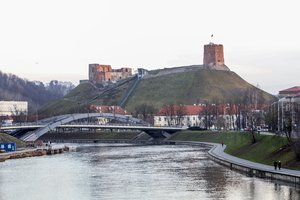 Specialistas įspėja: modeliavimo rezultatai parodė didelę nuošliaužų nuo Gedimino kalno riziką