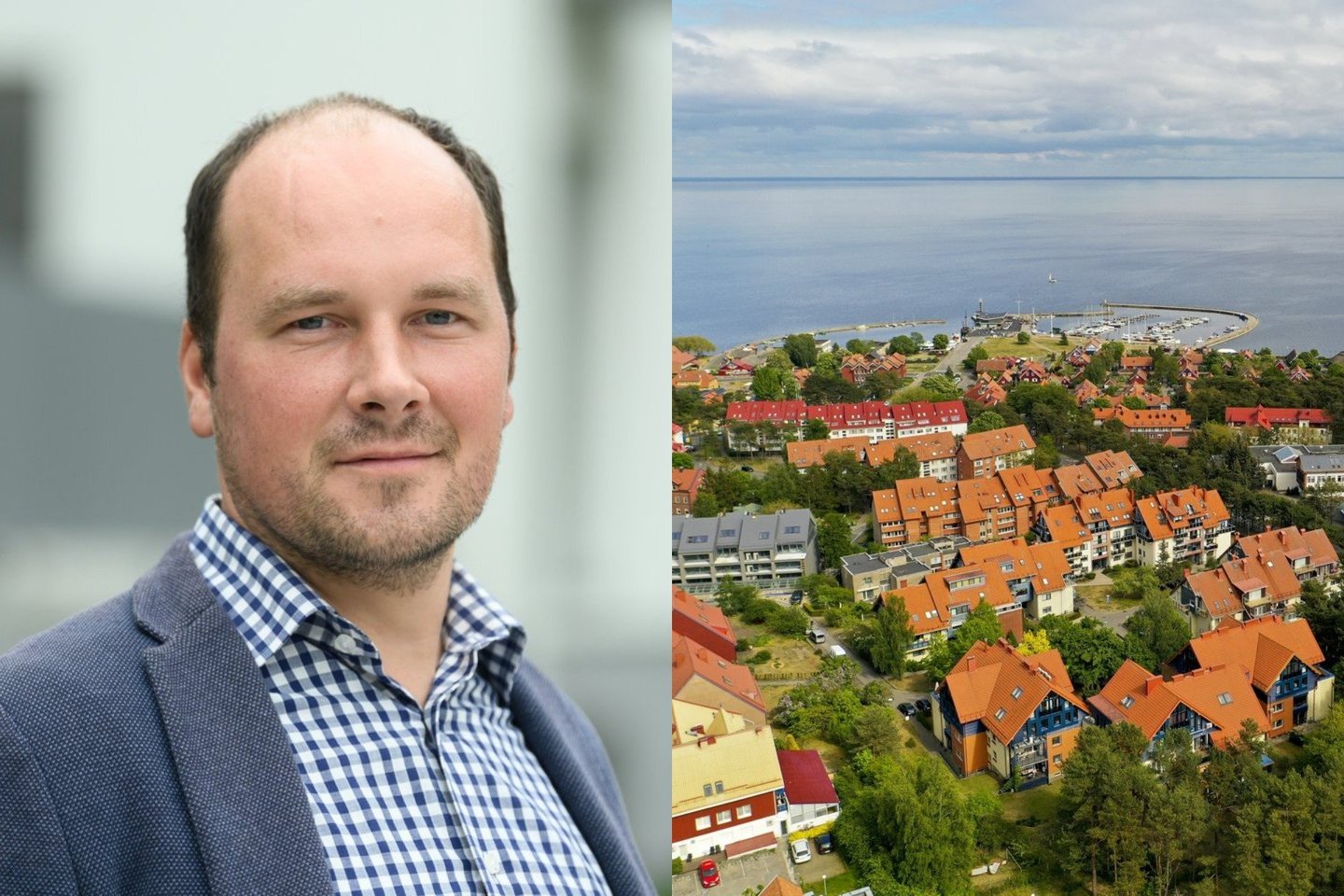 Ekonomistas Žygimantas Mauricas savaitgalį pasidalijo vienu iš parduodamų butų Lietuvos pajūryje skelbimu.<br>Lrytas.lt fotomontažas.