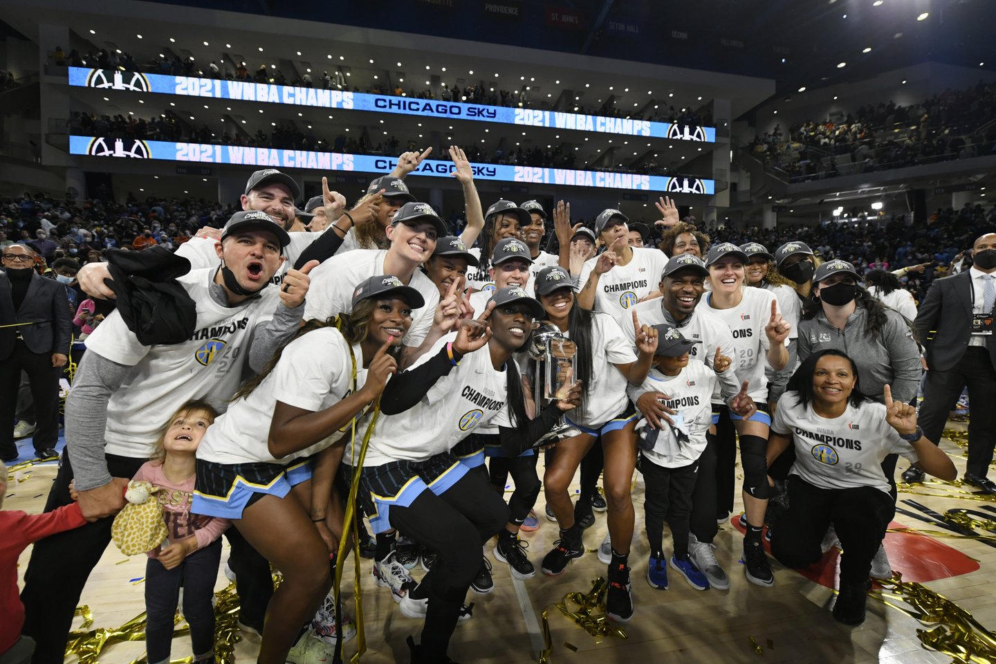  Moterų NBA čempionatas baigėsi „Chicago Sky“ komandos triumfu.<br> AP/Scanpix nuotr.