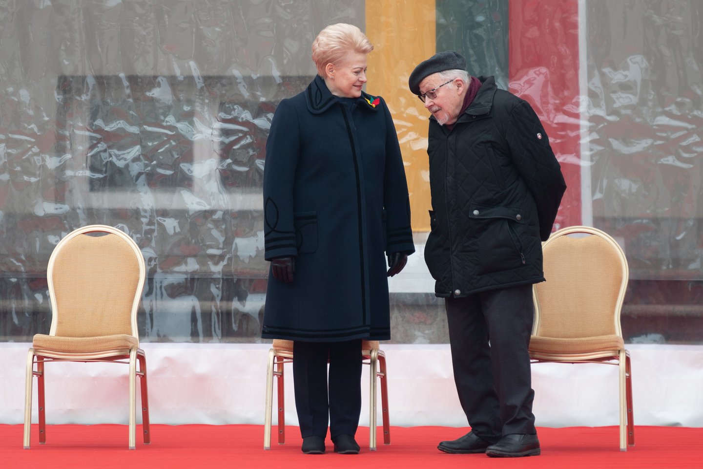 Vytautas Landsbergis, Dalia Grybauskaitė<br>V.Skaraičio nuotr.