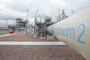„Nord Stream 2“ pirmoji gija užpildyta techninėmis dujomis ir paruošta veikti