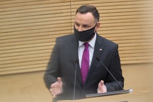 Antradienį Seime lankysis Lenkijos prezidentas A. Duda