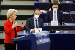 Lenkijos premjeras ir EK vadovė surėmė ietis dėl ES vertybių