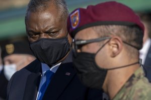 JAV ir Gruzija sutarė dėl naujos programos gynybos pajėgumams stiprinti