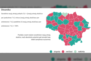 Viltinga žinia: skelbia savivaldybes, kuriose mažėja susirgimų koronavirusu