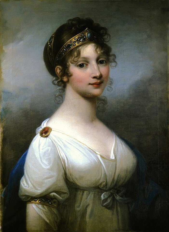 Garsiausia ir mylimiausia Prūsijos karalienė Luizė.1802. <br>Pagal dailininką J.Grassi. 