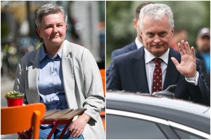 Kasdien po Prezidentūros langais stovėti pažadėjusi LGBT vaiką auginanti mama sulaukė G. Nausėdos reakcijos