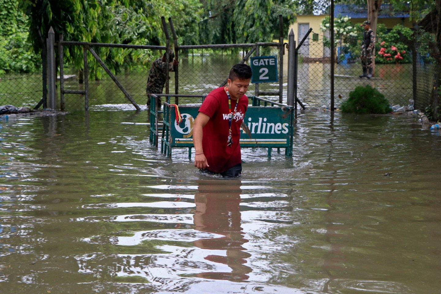 Potvyniai Indijoje.<br>AFP/Scanpix nuotr. 