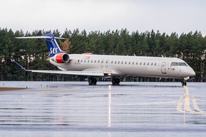 Rekonstruotame Palangos oro uoste nutūpė pirmasis lėktuvas