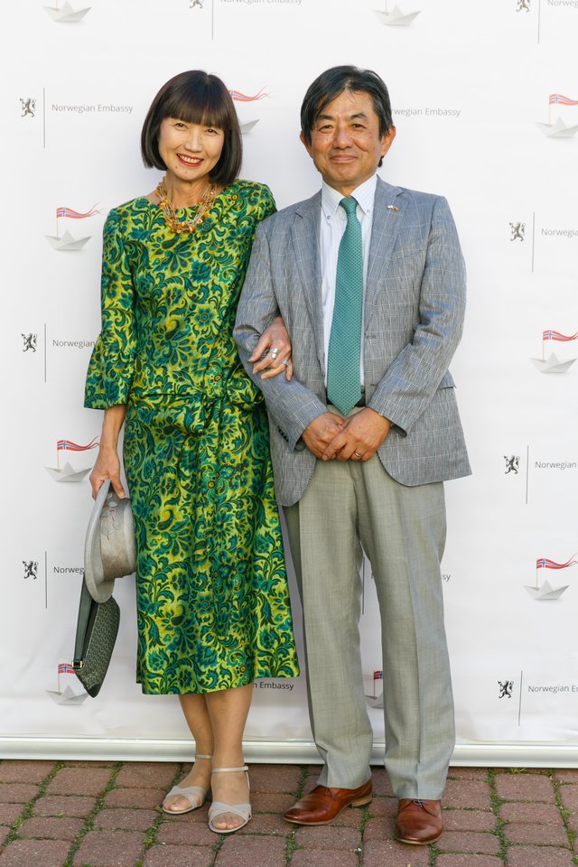 Shiro Yamasaki su žmona Yuko.<br>T.Bauro nuotr.