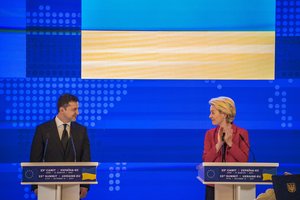 V. Zelenskis ragina ES bendradarbiauti su Kijevu dėl Rusijos „dujų agresijos“