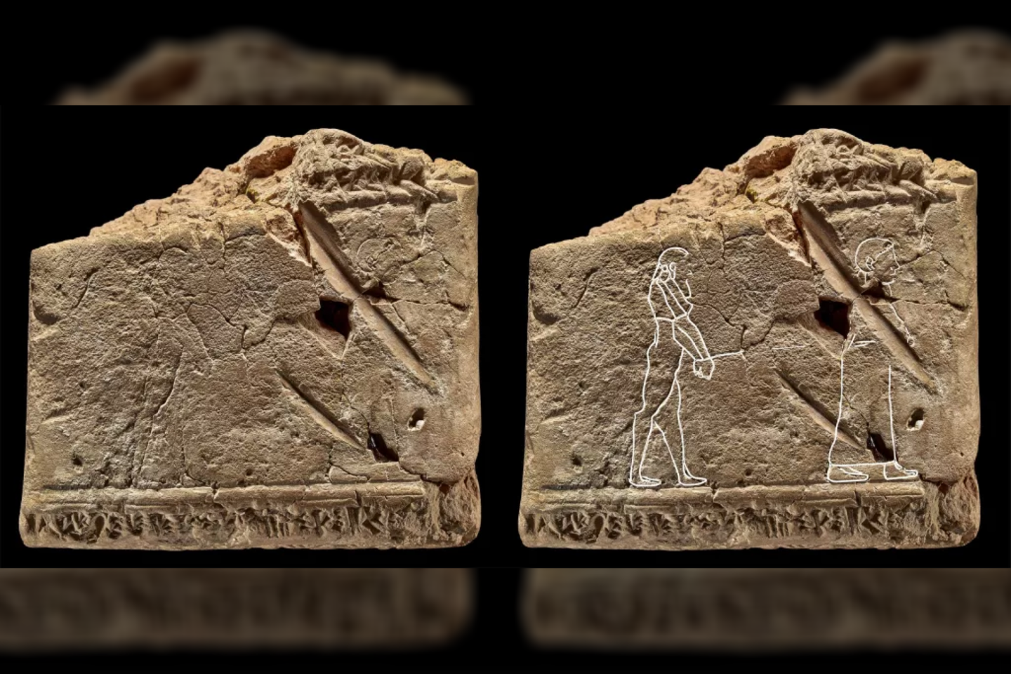  Muziejaus kuratorius ant 3500 metų senumo Babilono lentelės aptiko seniausią žinomą vaiduoklio piešinį.<br> Britų muziejaus nuotr.