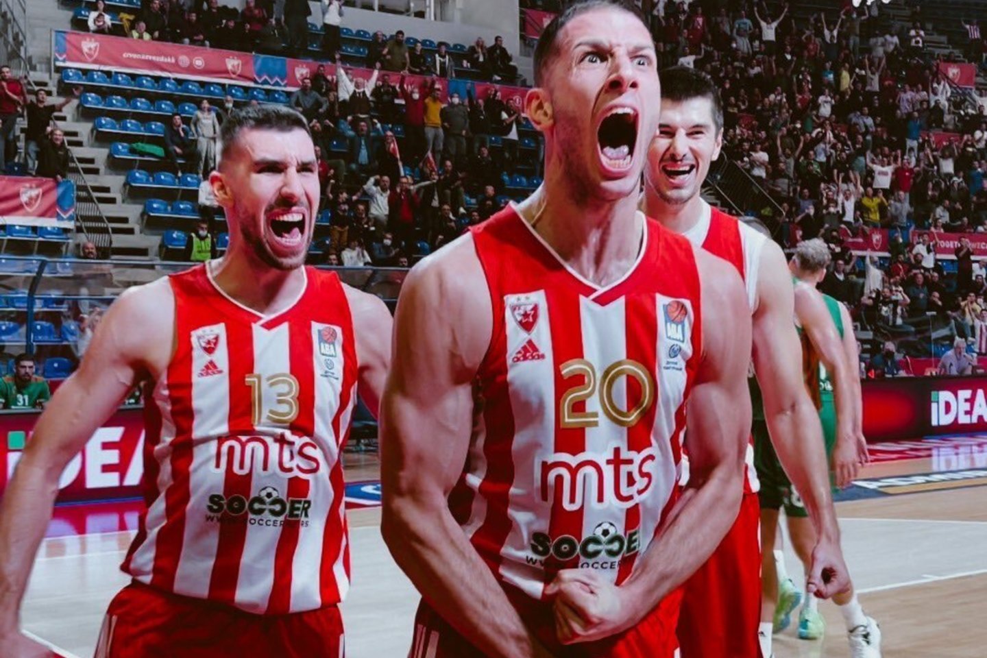  „Crvena Zvezda“ Belgrade siekia pergalės prieš Berlyno ALBA.<br> KK Crvena zvezda mts twitter nuotr.
