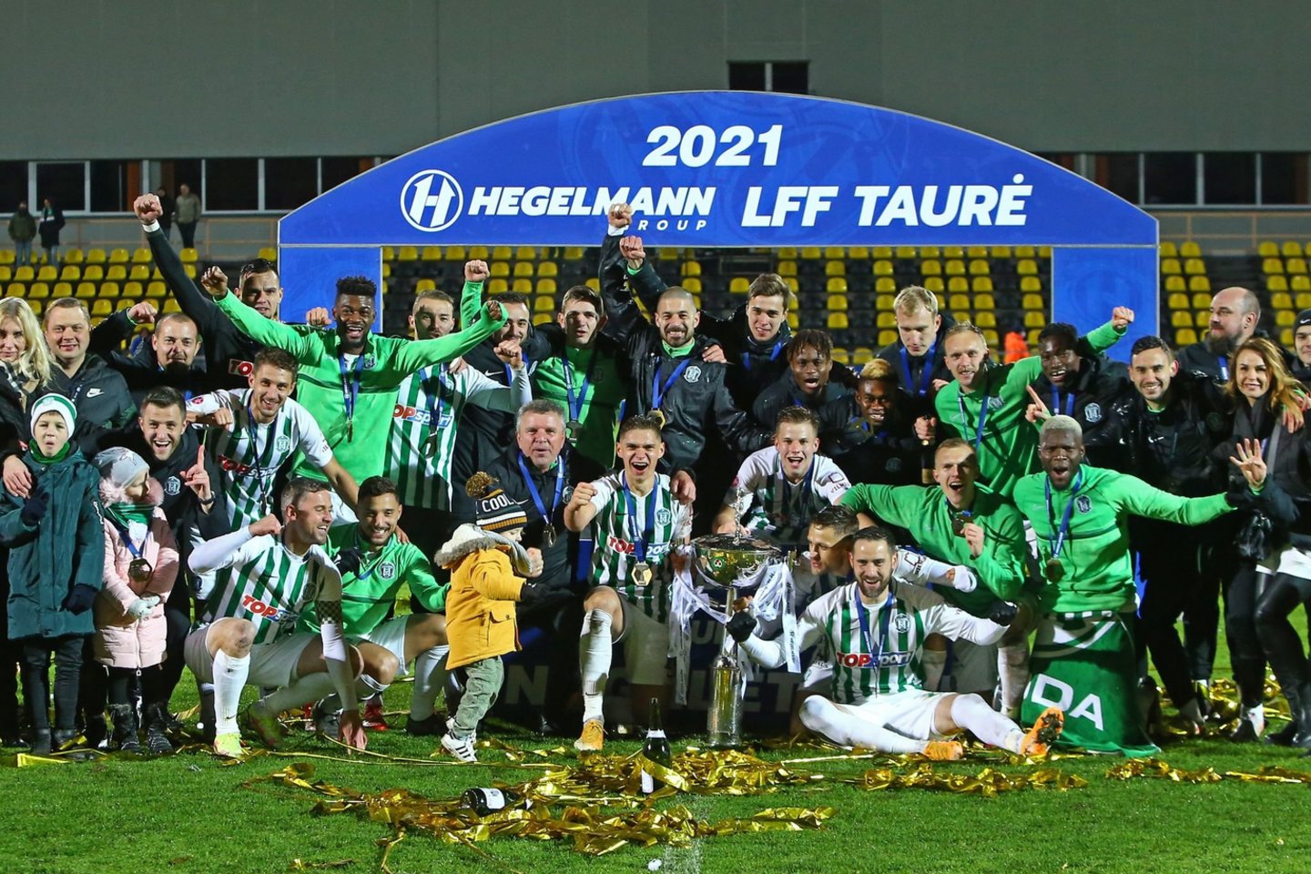 LFF taurę iškovojo Vilniaus „Žalgiris“.<br> G.Šiupario nuotr.