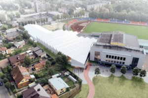 Panevėžys ir vėl ieško rangovo baseinui: tikisi, kad žiemą darbų pritrūkę statybininkai bus įperkami