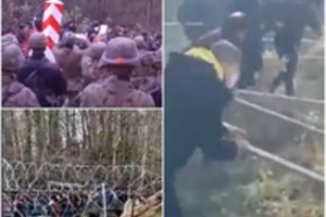 Po brutalaus neteisėtų migrantų bandymo – Lenkijos atsakas