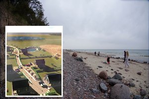 Norėdami gerokai kilstelėti pajūrio žemės vertę jos savininkai krečia cirkus – tačiau prokurorų jie nepralinksmina