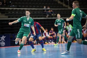 UEFA Futsal Čempionų lygos kovas „Kauno Žalgiris“ pradėjo nesėkme