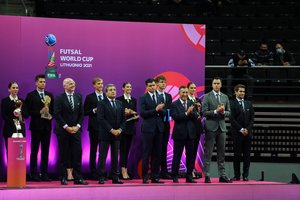 Pasaulio salės futbolo čempionato sukurta galima vertė Lietuvai viršija 100 mln. eurų