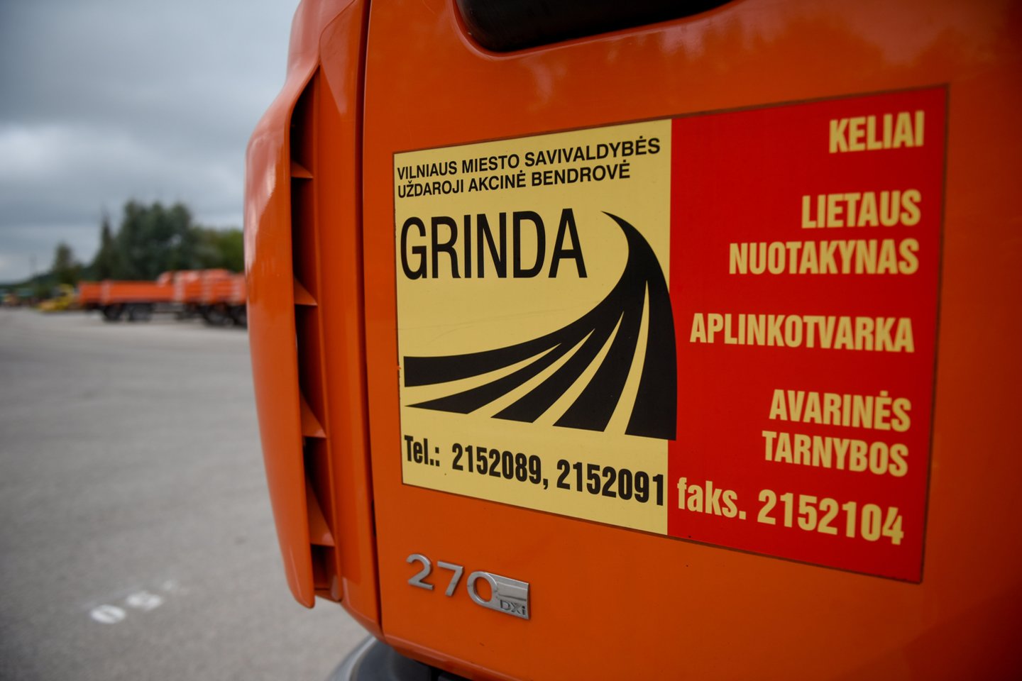 Kelius prižiūrinčios Vilniaus miesto savivaldybės įmonės „Grinda“ atstovai teigė, kad gyvename tokio klimato šalyje, kuri išmoko malkas žiemai ruošti vasarą.<br>D.Umbraso nuotr.