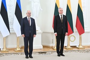 Lietuvos ir Estijos prezidentai sutarė ir toliau dirbti kartu įveikiant nelegalios migracijos iššūkius ir kitas grėsmes saugumui