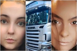 Prie vilkikų vairo – atkaklios ir žavios: štai kaip ledo kelyje reaguoja vairuotojai