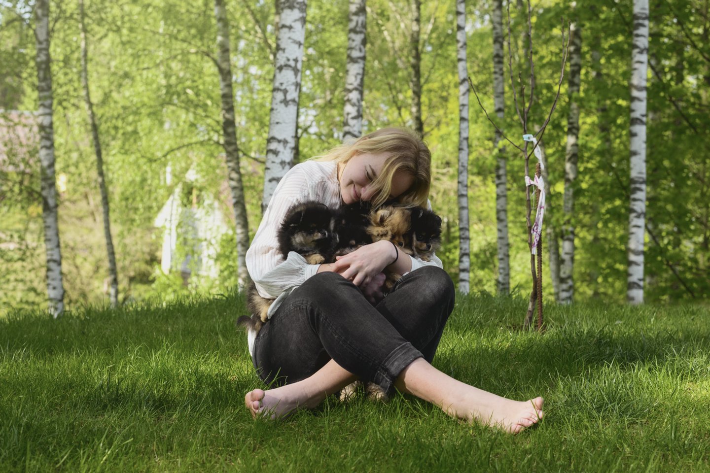  Svarbiausia leisti šuniui mėgautis gyvenimu, sako 2021 m. Pasaulio šunų veteranų nugalėtojos savininkė Evelina.<br> Asmeninio albumo nuotr.