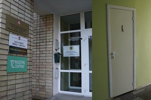 Stovėjo eilėje dokumentų susitvarkyti, bet prispyrė reikalas: o štai tualetai nuo klientų slepiami – jie užrakinti