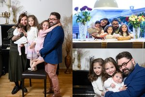 Operos solisto Rafailo Karpio šeima švenčia ir katalikų, ir žydų šventes: taip gyventi linksmiau