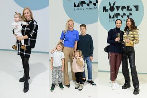 Renginyje spindėjo garsios mamos: Vilma Javtokienė atvyko su trimis vaikais