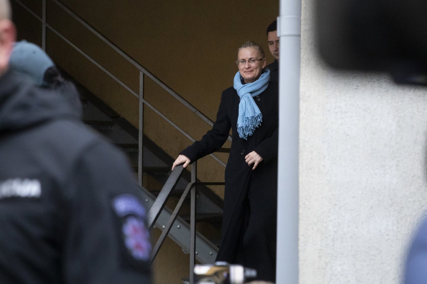 Iš JAV 2019 metų lapkritį pargabenta N.Venckienė trumpam buvo uždaryta į areštinę, tačiau vėliau buvo paleista su apykoje. <br>T.Bauro nuotr.