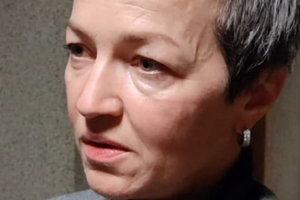 Minske dingo oficiali lenkų televizijos „Belsat“ atstovė