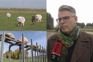 Šiaulių regiono pakelių poilsio aikštelėse – modernios kompozicijos, įrengtos pagal vietos legendas