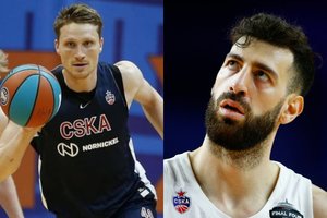 Skirtingos nuotaikos CSKA traumų stovykloje: gruzinas – grįžta, M. Grigonis – nežinioje
