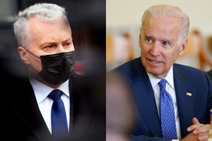 G. Nausėda Glazge susitiko su J. Bidenu, sako sulaukęs paramos dėl Kinijos