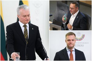 Po Ž. Pavilionio pažadų dėl G. Nausėdos kreiptis į VSD – G. Landsbergio reakcija: su manimi jis to nederino