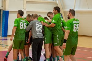Intriguojančios rankinio lygos rungtynės Molėtuose baigėsi lygiosiomis