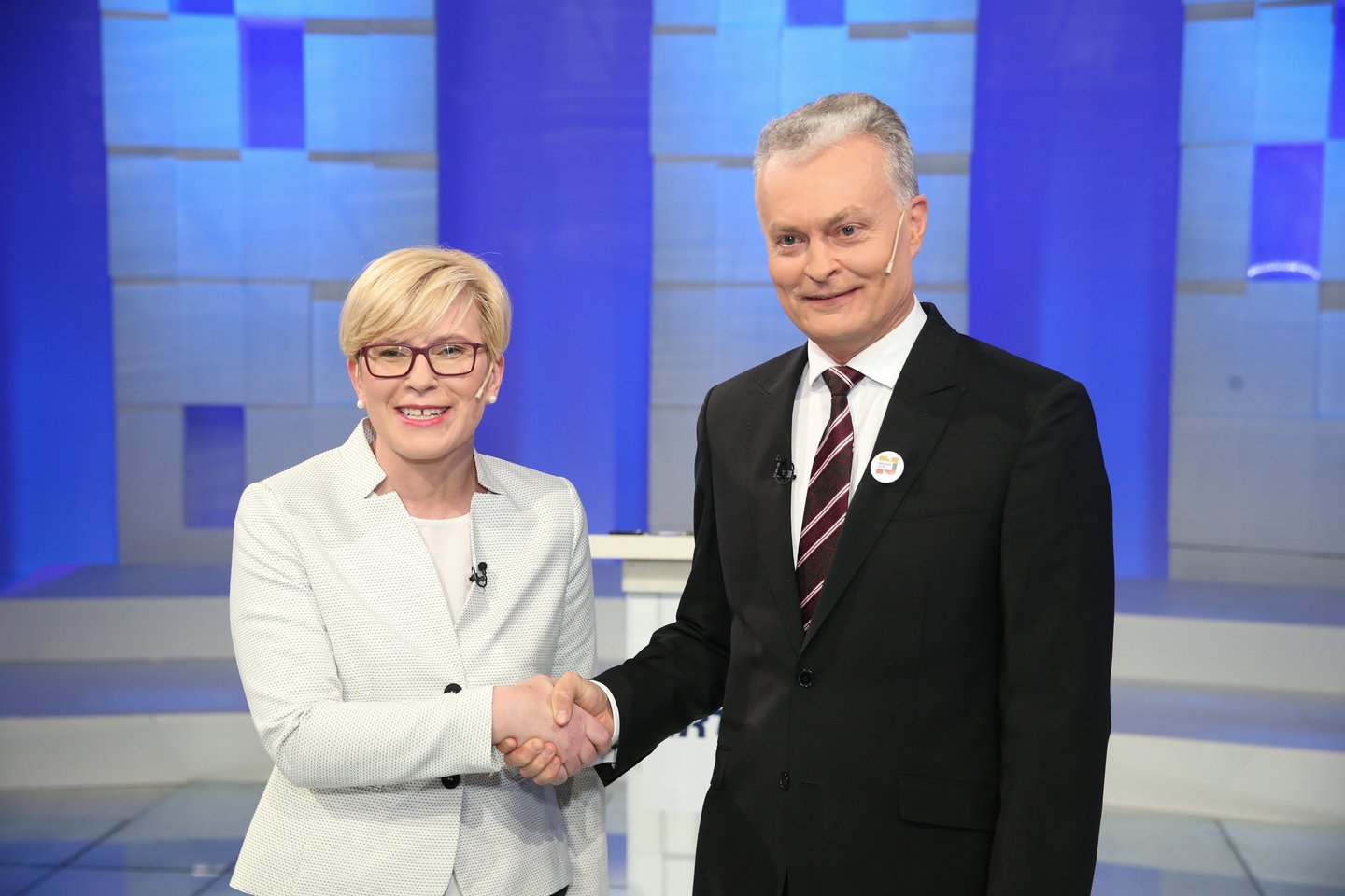 Ingrida Šimonytė ir Gitanas Nausėda<br>R.Danisevičiaus nuotr.