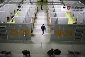 Vokietijoje užfiksuotas rekordinis COVID-19 atvejų paros prieaugis