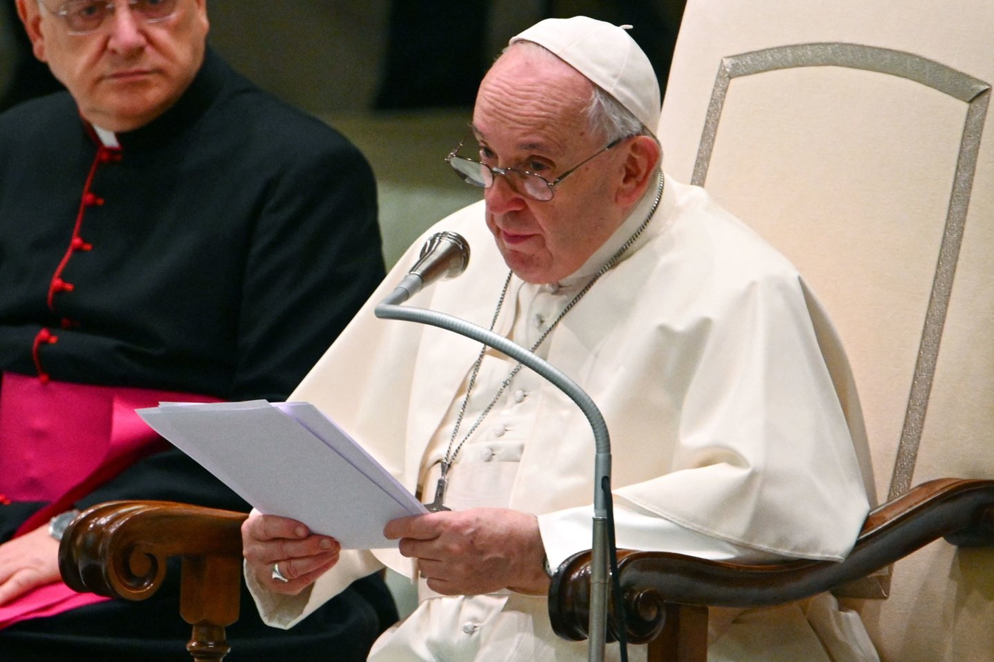  Popiežius Pranciškus.<br> AFP/Scanpix nuotr.