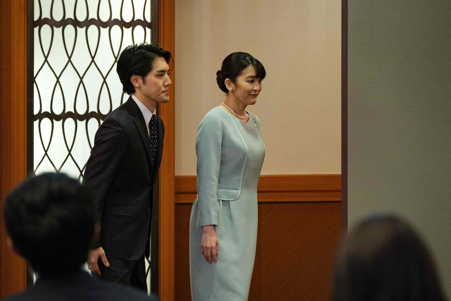 Kei Komuro ir Japonijos princesė Mako.<br>AFP/Scanpix nuotr.